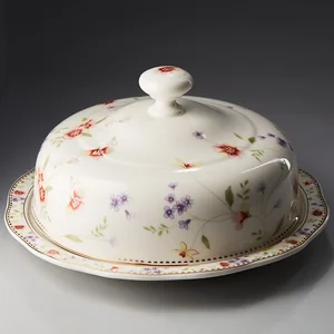 BEATRIX Блюдо для блинов с крышкой 23см Флориана МН013H 