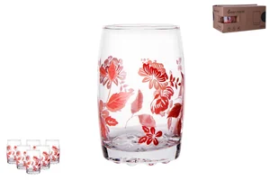 КОРАЛЛ Набор стаканов 1/6 265мл Flower 6901E