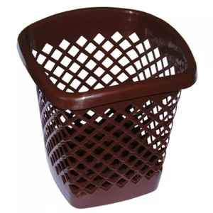 АР ПЛАСТ Корзина для мусора Офис 16022 шоколад