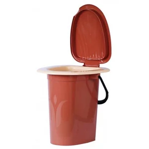 АР ПЛАСТ Ведро-туалет 01006 терракотовый