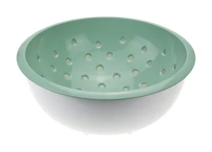 М-ПЛАСТИКА Дуршлаг с миской 2л М 1134 фисташковый