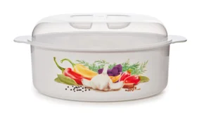 ПОЛИМЕРБЫТ Кастрюля для СВЧ 2,1л. 4385300 микс