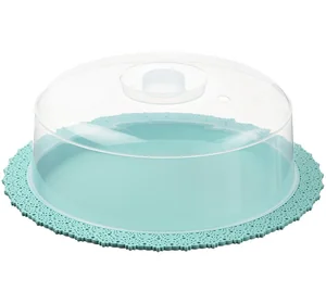 М-ПЛАСТИКА Тортница Ажур М 1122 аквамарин