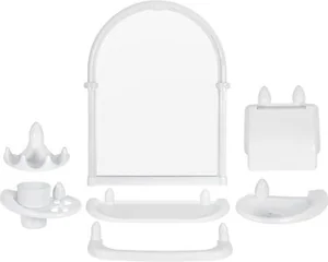 РОССПЛАСТ Зеркальный набор ОЛИМПИЯ РП-861 белый