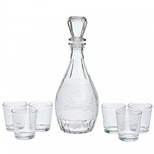 ДЕКОСТЕК Набор бокалов для вина 7 пр. Спираль 1231-Г