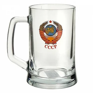 ДЕКОСТЕК Кружка пивная 500 мл Герб СССР 55229/9 т/у