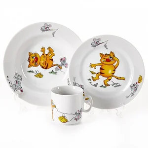 ДФЗ Набор посуды 3 предмета Идиллия Кошки-мышки 8С1477