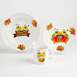 ДФЗ Набор посуды детский 3предмета Пчелы 4С0466Ф34