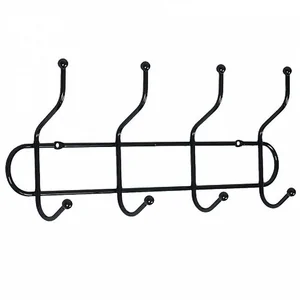 DELTA Вешалка настенная Дружба 4 ВН 319 Ч черная
