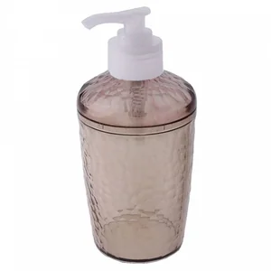 DELTA Диспенсер для жидкого мыла 350 мл Natural stone BQ1215БЖПР бежевый прозрачный
