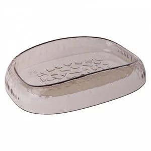 DELTA Мыльница Natural stone BQ1217БЖПР бежевая прозрачная