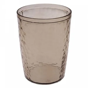 DELTA Стакан в ванную комнату 350 мл Natural stone BQ1216БЖПР бежевый прозрачный