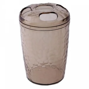 DELTA Стакан для зубных щеток Natural stone BQ1214БЖПР бежевый прозрачный