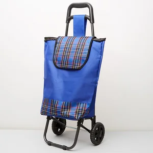 DELTA Тележка багажная ручная 20 кг DT 22 синяя с красным