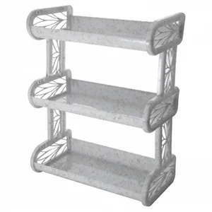 DELTA Полка навесная трехсекционная BQ1683МР мраморная