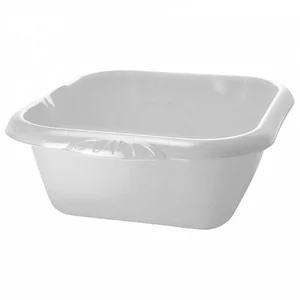 DELTA Таз квадратный Тюльпан 12 л NP2951ПР-20 прозрачный