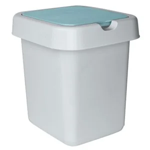 DELTA Контейнер для мусора 25 л Квадра SV4242НБС небесный