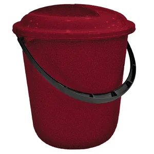DELTA ВВедро 10 л Классика с крышкой SV4075БР бордо