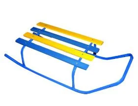  Санки детские (полозья труба, б/толкателя, б/спинки, б/подножки, планки-дерев. прод. Брусок) арт. СД 