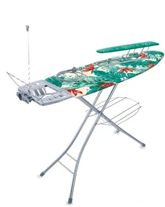 НИКА Гладильная доска «Эльза де люкс» ЭЛ/2 принт с тропическими листьями