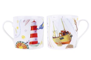 КОРАЛЛ Кружка 400 мл. Ocean YQ20201-4 микс