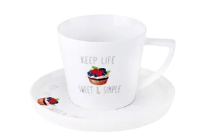 КОРАЛЛ Набор чайный 2 пр. Home made YQ1966 микс