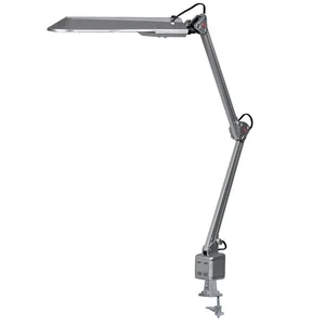 PERFECTOLIGHT Светильник настольный с пластмассовым зажимом 26-0002/S серебристый