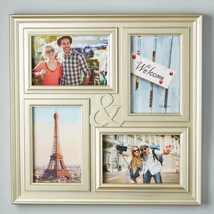 DELTA Фоторамка 34,5х34,5cм на 4 фотографии С31-008 бронза