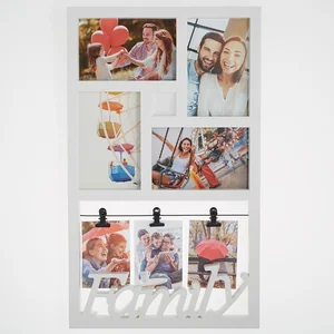 DELTA Фоторамка 45х27cм на 7 фотографий С31-027 белая