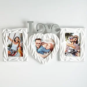 DELTA Фоторамка 48,5х24,5х2,5cм на 3 фотографии С35-008 белая