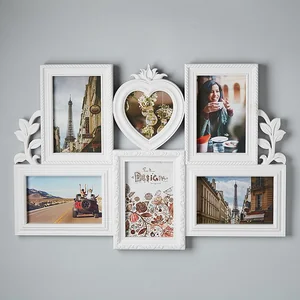 DELTA Фоторамка 49х33,5cм на 6 фотографий С31-013 белая