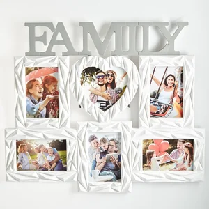 DELTA Фоторамка 55х47х2,5cм на 6 фотографий С35-009 белая