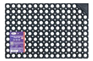 SHAHINTEX Коврик резиновый ячеистый 50*80*1,6 см 5266 черный