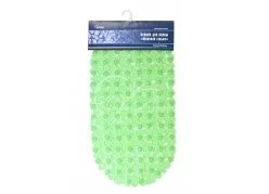 VILINA Коврик для ванны 36х69 см Морская галька 6805 зеленый