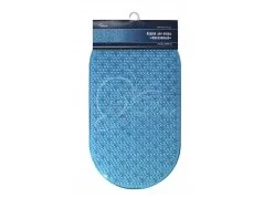 VILINA Коврик для ванны 38х69 см Массажный 6807 голубой