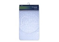 VILINA Коврик для ванны 38х68 см Лужайка 68071 прозрачный