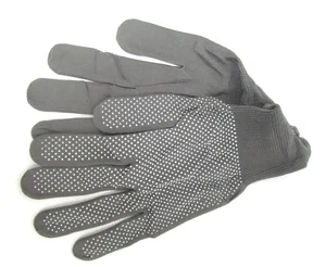 Перчатки стрейчевые точка серая 44737
