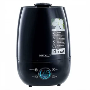 DELTA Увлажнитель воздуха ультразвуковой с керамическим фильтром LUX DE-3703 черный