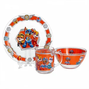 DELTA Набор посуды д/завтрака 3 пр. Щенячий патруль. Мегащенки КРС-1154