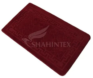 SHAHINTEX Коврик РР 60*100 9236 БОРДОВЫЙ 45