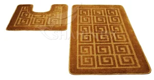 SHAHINTEX Набор ковриков РР 50*80+50*50 9268 ЗОЛОТОЙ 9