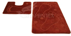 SHAHINTEX Набор ковриков РР 50*80+50*50 9270 КИРПИЧНЫЙ 51