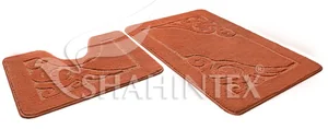 SHAHINTEX Набор ковриков ЭКО 45*71+45*43 4998 КИРПИЧНЫЙ 51