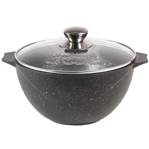 МЕЧТА Казан литой алюминиевый 4 л с АП Гранит 54701