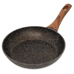 ЭСТЕТ Сковорода 22см *6 Бронзит ЭТ-70408 мрамор