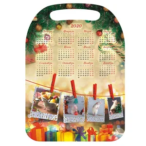 WEBBER Доска разделочная 21х29см Календарь 2020 К-164 деревянная с рисунком