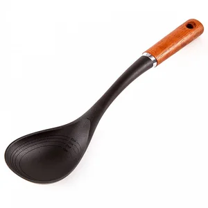 ALPENKOKЛожка поварская с разметкой 35 см Kraft AK-5260N деревянная ручка