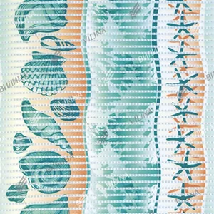 VILINA Коврик напольный из вспененного ПВХ 1,30 х 15 м 67180 принт V18BL