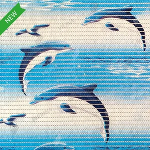 VILINA Коврик напольный из вспененного ПВХ 1,30 х 15 м 67180 принт V27C