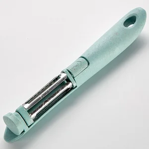 WEBBER Овощечистка с 3 видами лезвий из нержавеющей стали мультифункциональная BE-5382 Ecoline sky светло-голубая